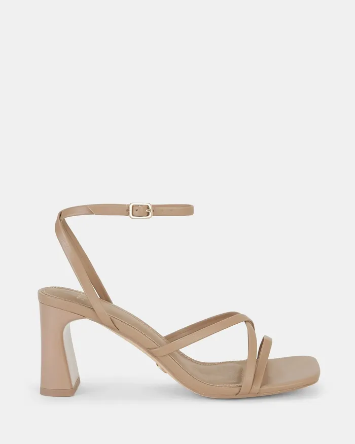 Party NOVO Shoes Women URELIA CAMEL Strappy Sandals