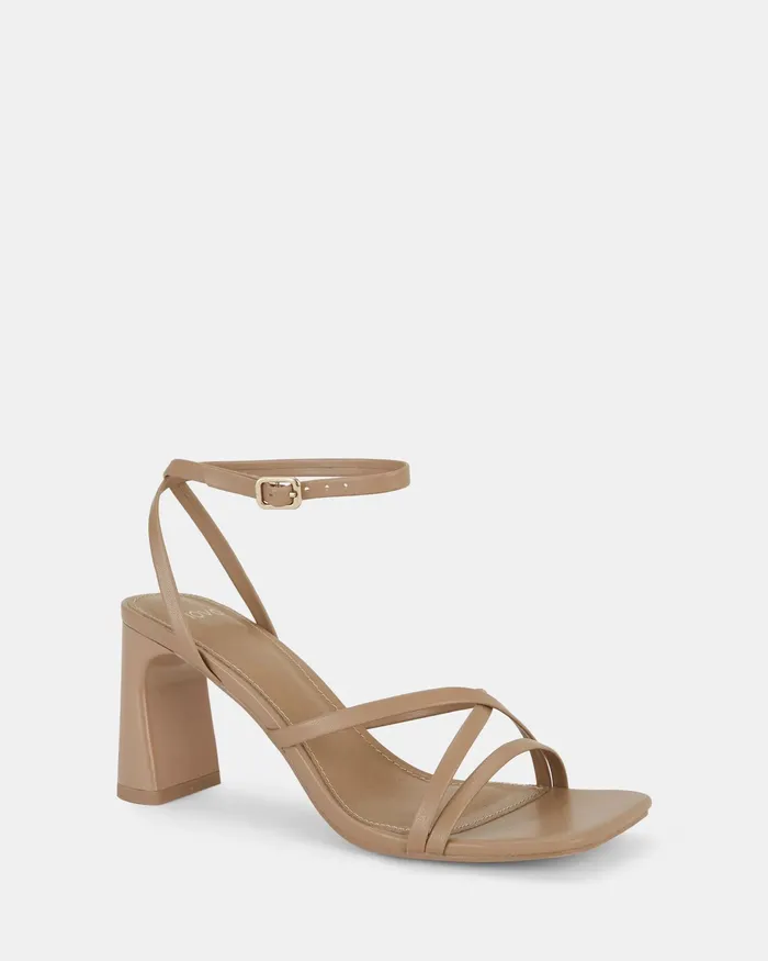 Party NOVO Shoes Women URELIA CAMEL Strappy Sandals