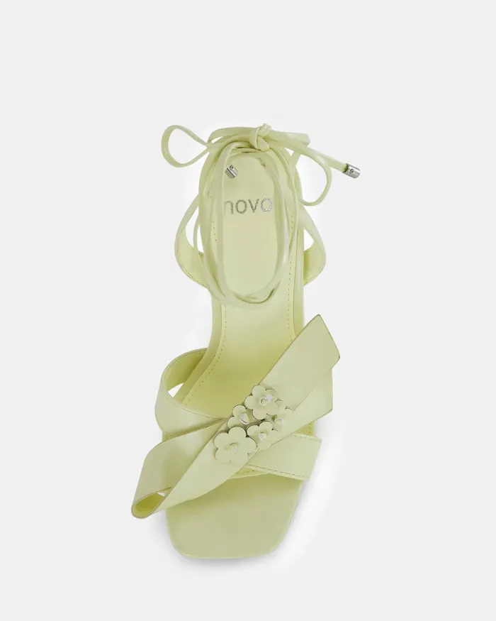 Party Women ZPACEY AVOCADO Open Toe Heels NOVO Shoes