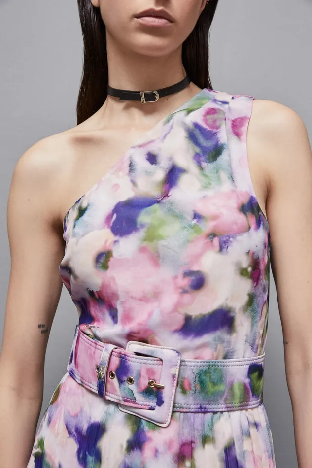 Patrizia Pepe Belts Chiffon HighWaist Belt Multicolor 8211 Women