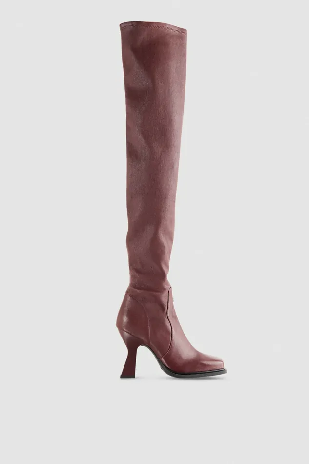 Patrizia Pepe Boots Astral Chunky Heeled Boots Purple 8211 Women
