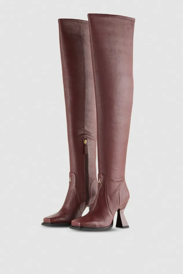 Patrizia Pepe Boots Astral Chunky Heeled Boots Purple 8211 Women