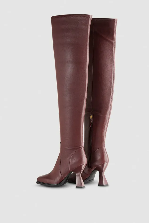Patrizia Pepe Boots Astral Chunky Heeled Boots Purple 8211 Women