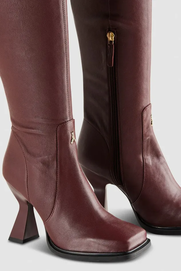 Patrizia Pepe Boots Astral Chunky Heeled Boots Purple 8211 Women