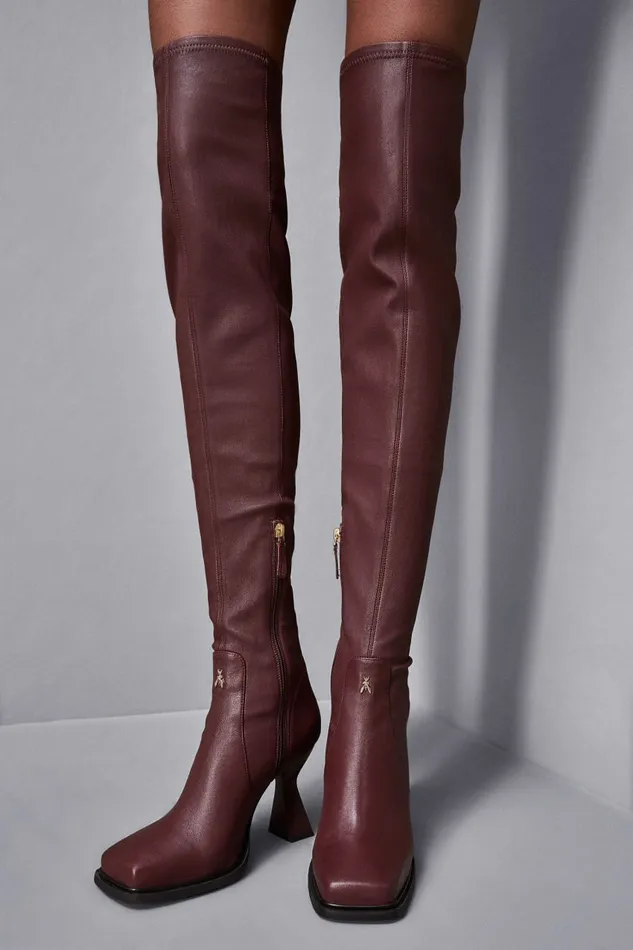 Patrizia Pepe Boots Astral Chunky Heeled Boots Purple 8211 Women