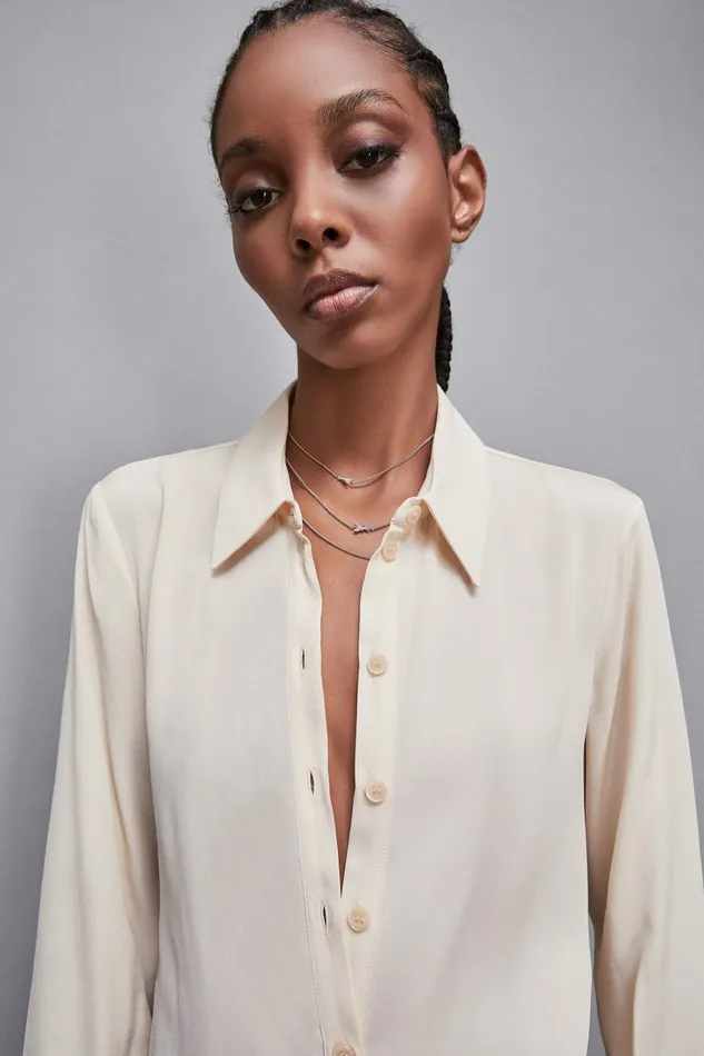 Patrizia Pepe Dresses Essential Twill Sash Dress Beige 8211 Women