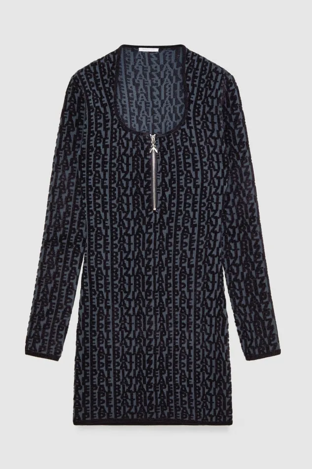 Patrizia Pepe Dresses LongSleeved Mini Dress Blue 8211 Women