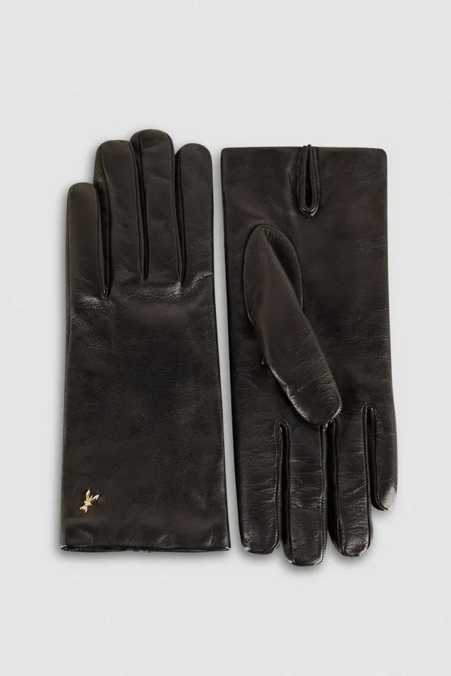 Patrizia Pepe Hats And Gloves Leather Gloves Black 8211 Women