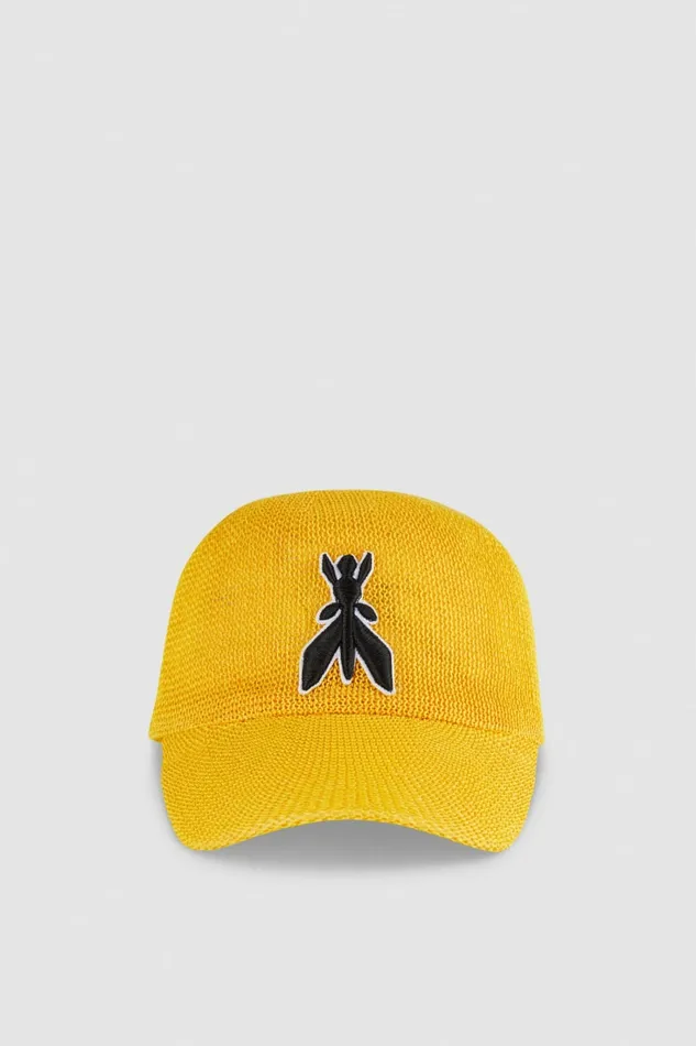 Patrizia Pepe Hats And Gloves Visor Cap Yellow 8211 Women