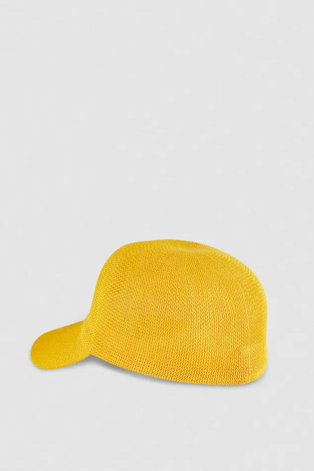 Patrizia Pepe Hats And Gloves Visor Cap Yellow 8211 Women