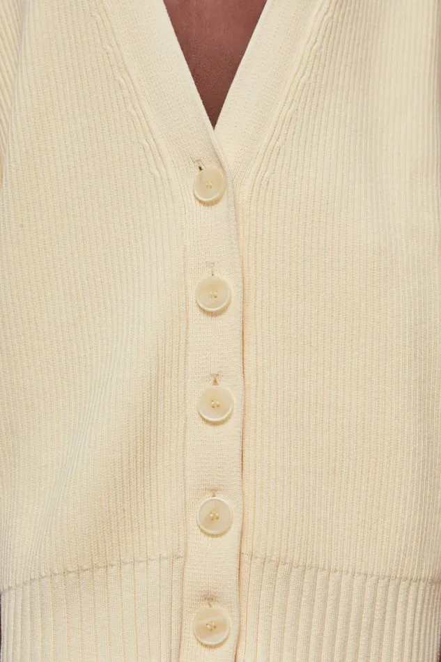 Patrizia Pepe Knitwear Oversized Cardigan Vaniglia 8211 Women