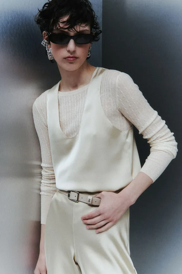 Patrizia Pepe Knitwear Super Light Sweater Vaniglia 8211 Women