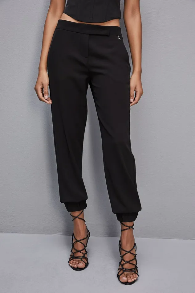 Patrizia Pepe Pants and Jeans LowWaisted Jogger Pants Black 8211 Women