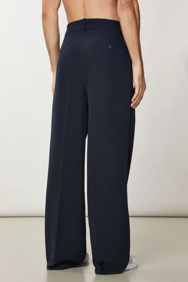 Patrizia Pepe Pants Regular Fit Soft Pants Blue 8211 Men