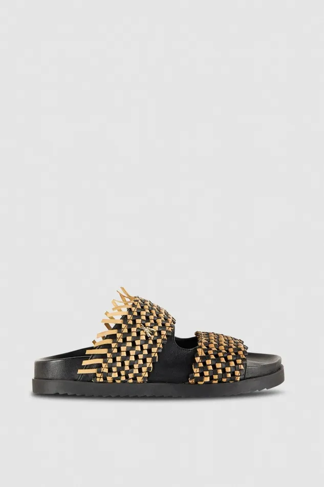 Patrizia Pepe Sandals Leather Sandal Slippers Beige 8211 Women