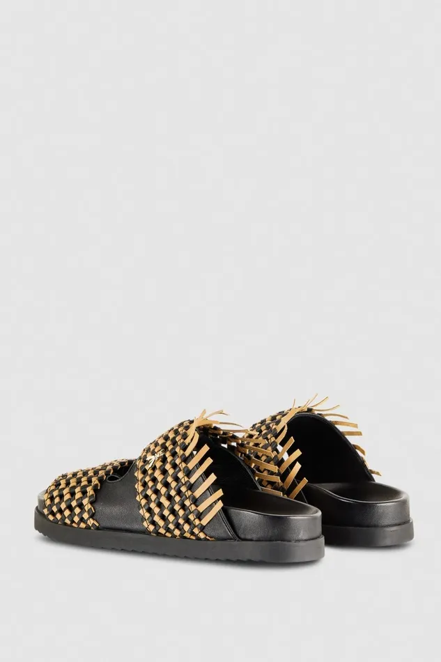Patrizia Pepe Sandals Leather Sandal Slippers Beige 8211 Women