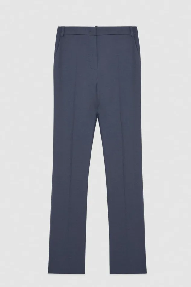 Patrizia Pepe Tailleur Essential Tailored Wool Pants Grey 8211 Women