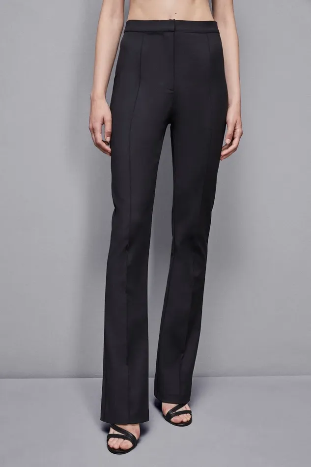 Patrizia Pepe Tailleur Slim Flare Pants Black 8211 Women
