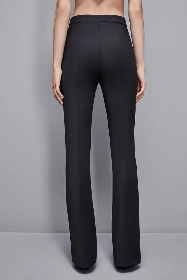 Patrizia Pepe Tailleur Slim Flare Pants Black 8211 Women