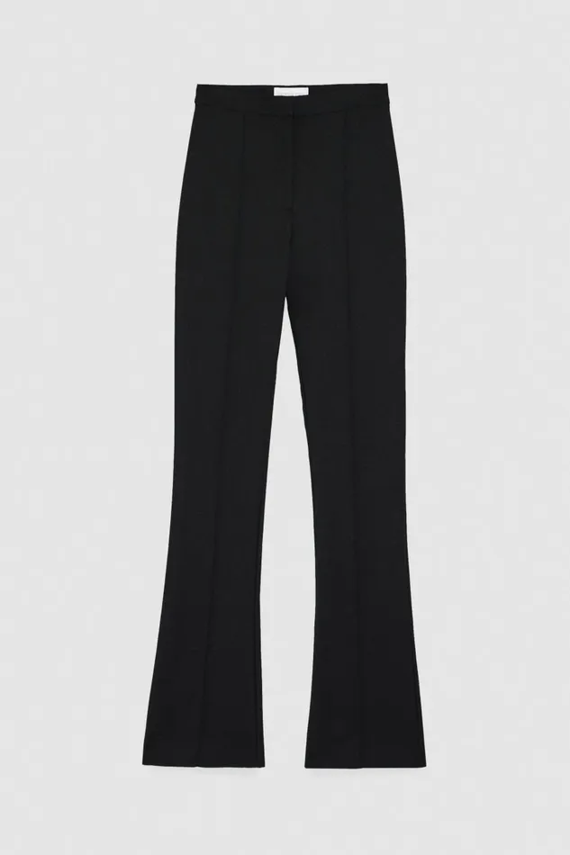 Patrizia Pepe Tailleur Slim Flare Pants Black 8211 Women