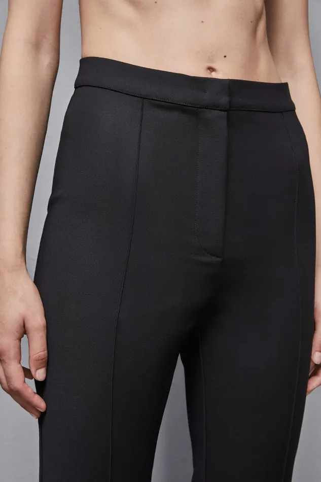 Patrizia Pepe Tailleur Slim Flare Pants Black 8211 Women