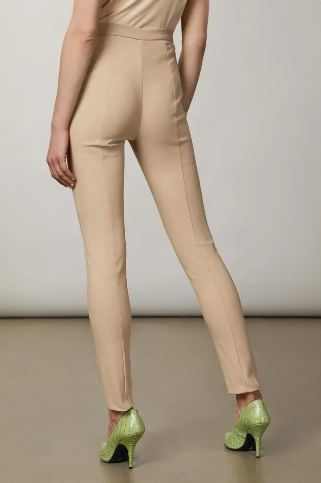 Patrizia Pepe Tailleur Slim Pants Beige 8211 Women