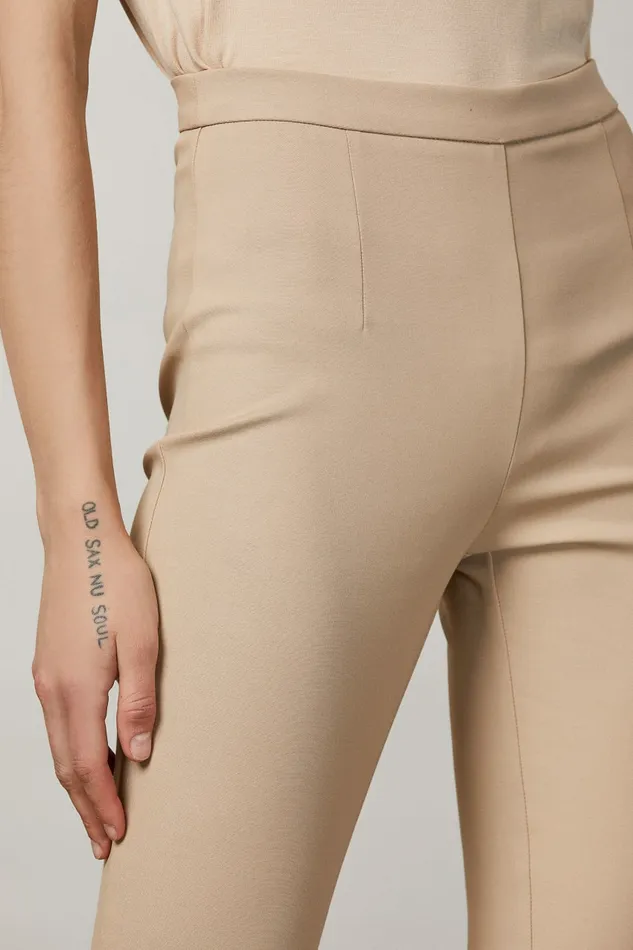 Patrizia Pepe Tailleur Slim Pants Beige 8211 Women