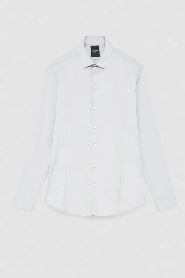 Patrizia Pepe Tops and Shirts Cotton Poplin Long Shirt White 8211 Men