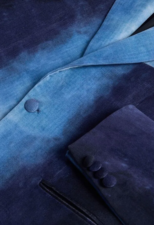 Paulstuart Tie Dye Jacket Blue Mens Suits and Tuxedos Paulstuart Tie Dye Jacket Blue Mens Suits and Tuxedos