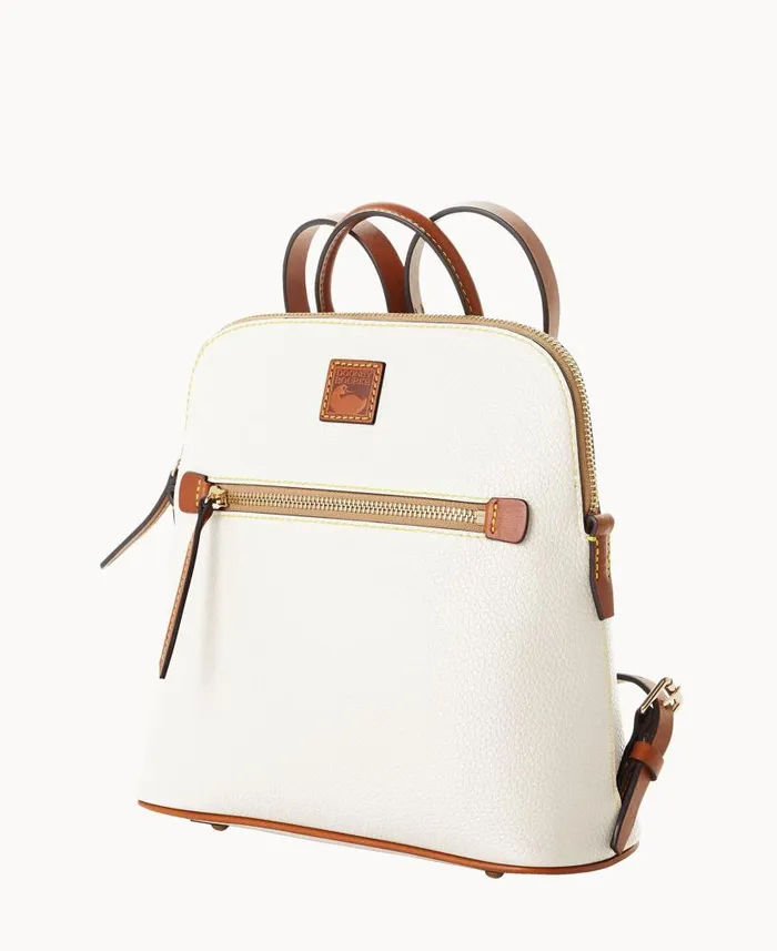 Pebble Grain Backpack White Woman Dooney and Bourke Backpacks Pebble Grain Backpack White Woman Dooney and Bourke Backpacks