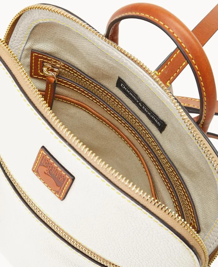 Pebble Grain Backpack White Woman Dooney and Bourke Backpacks Pebble Grain Backpack White Woman Dooney and Bourke Backpacks