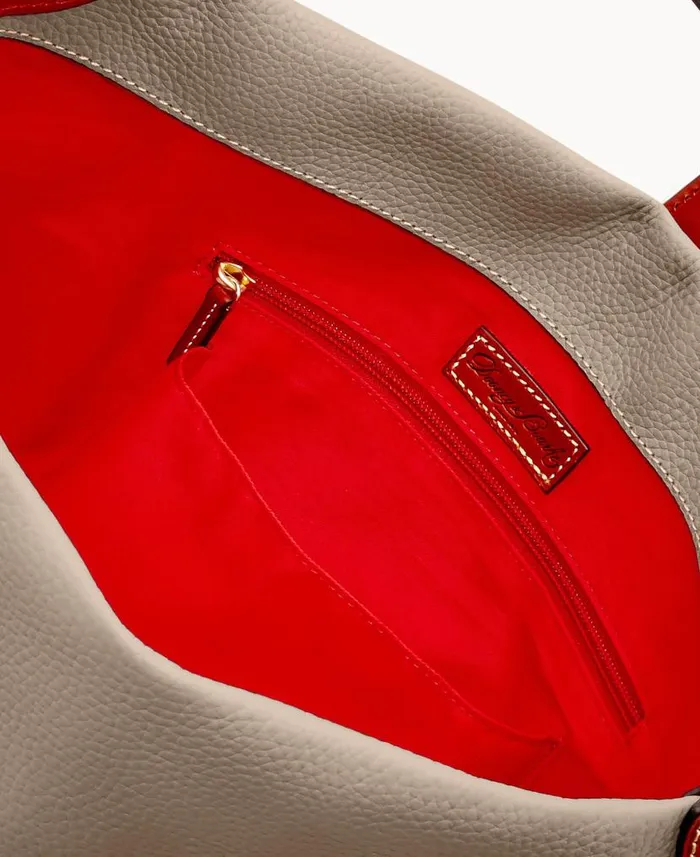 Pebble Grain Logo Lock Shoulder Bag With Pouch Taupe Woman Dooney and Bourke Shoulder Bags Pebble Grain Logo Lock Shoulder Bag With Pouch Taupe Woman Dooney and Bourke Shoulder Bags