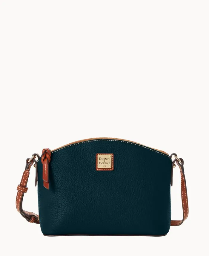 Pebble Grain Suki Crossbody Black Woman Dooney and Bourke Crossbodies