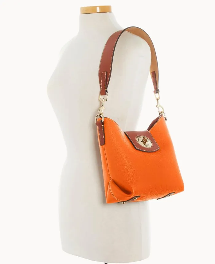 Pebble Turnlock Sac 22 Clementine Woman Dooney and Bourke Shoulder Bags Pebble Turnlock Sac 22 Clementine Woman Dooney and Bourke Shoulder Bags