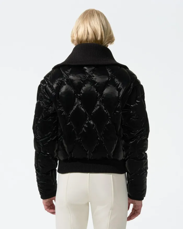 Perfect Moment Carving Aprs Down Jacket Black Liquid Women Jackets
