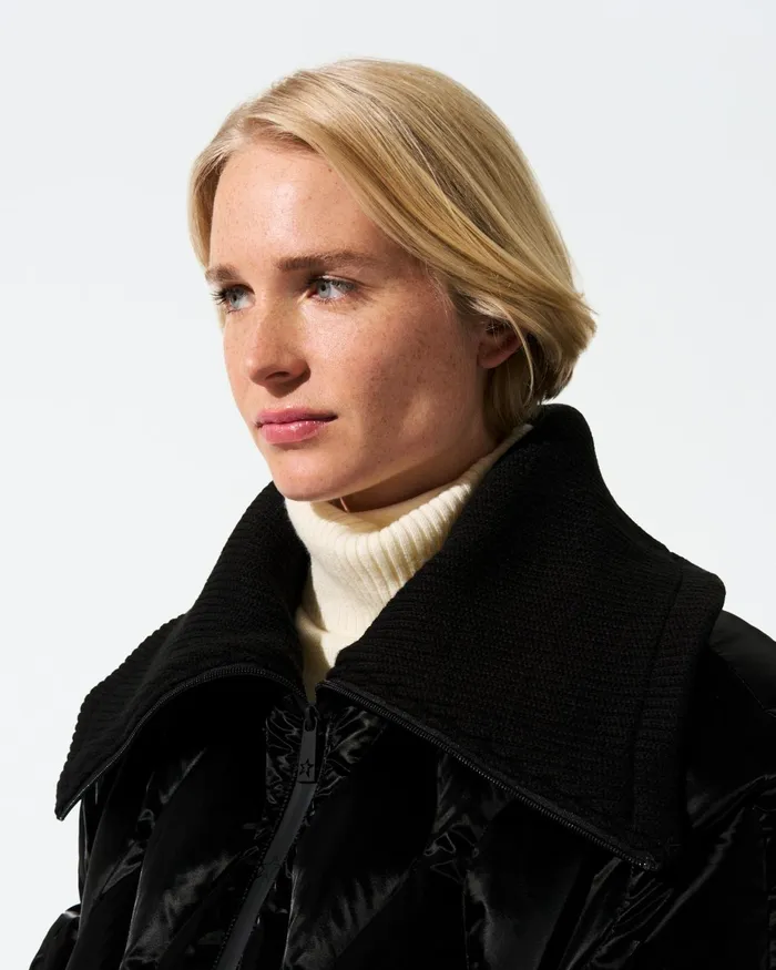 Perfect Moment Carving Aprs Down Jacket Black Liquid Women Jackets