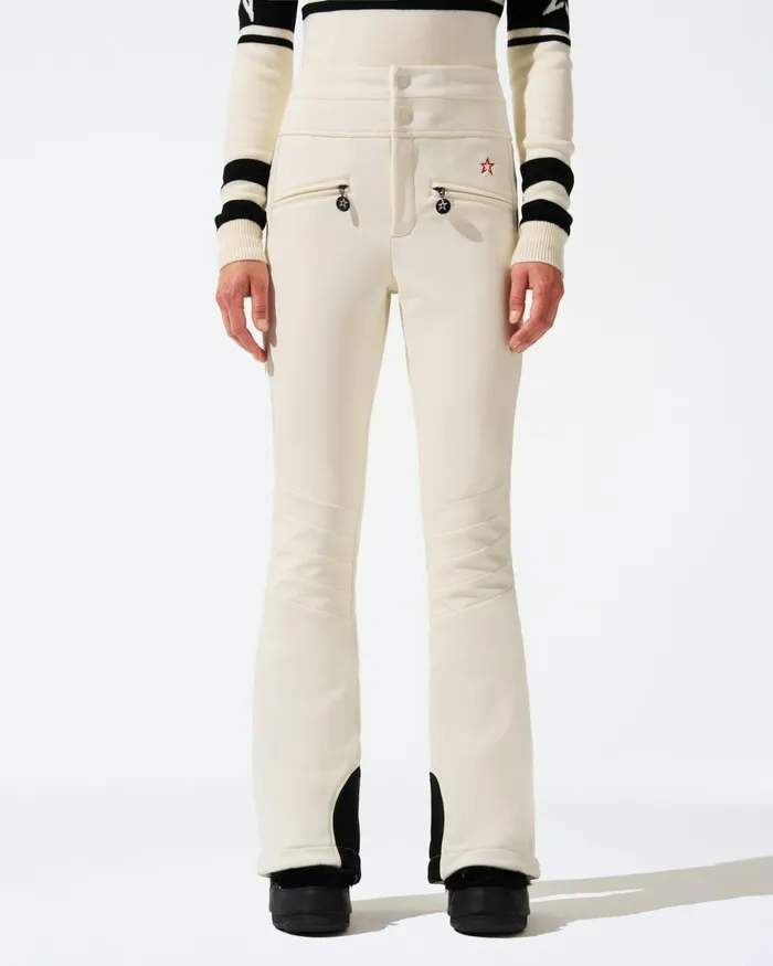 Perfect Moment HighWaist Aurora Flare Ski Pant White Women Pants