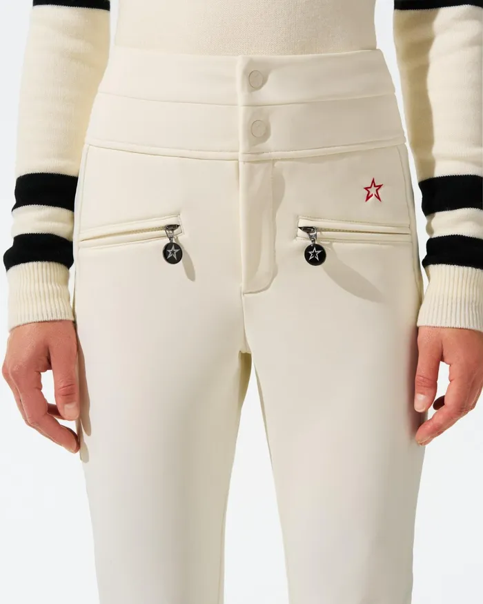 Perfect Moment HighWaist Aurora Flare Ski Pant White Women Pants