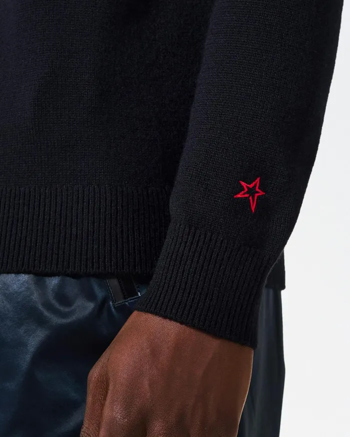 Perfect Moment Piste Merino Wool Sweater Navy Men Knitwear
