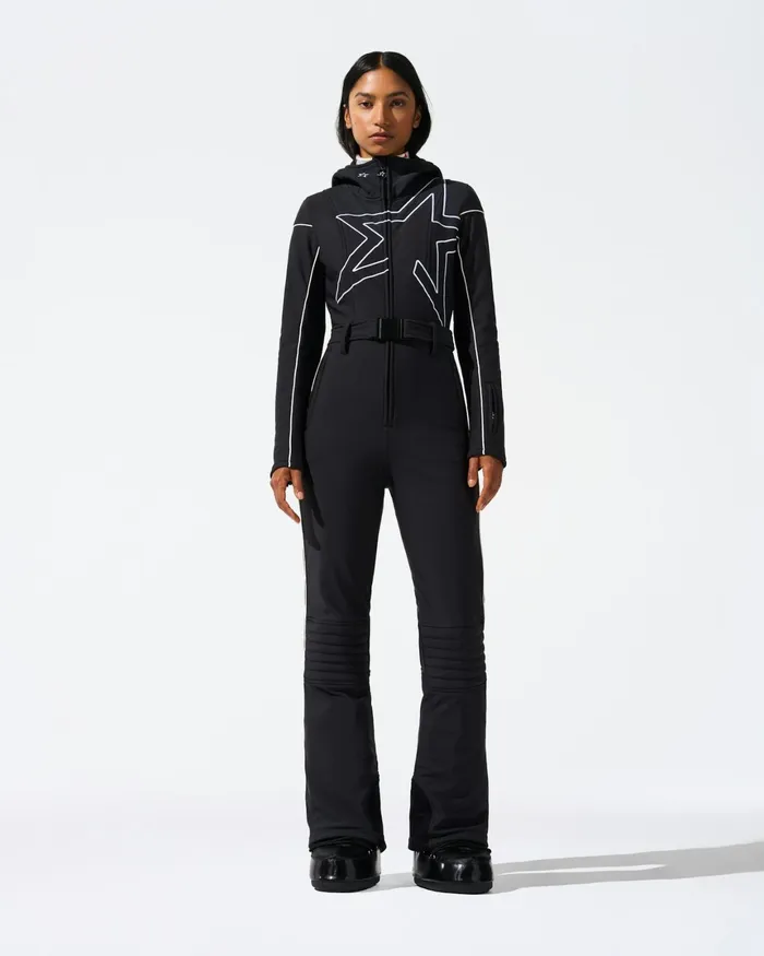 Perfect Moment Star Ski Suit Black Women Ski Suits