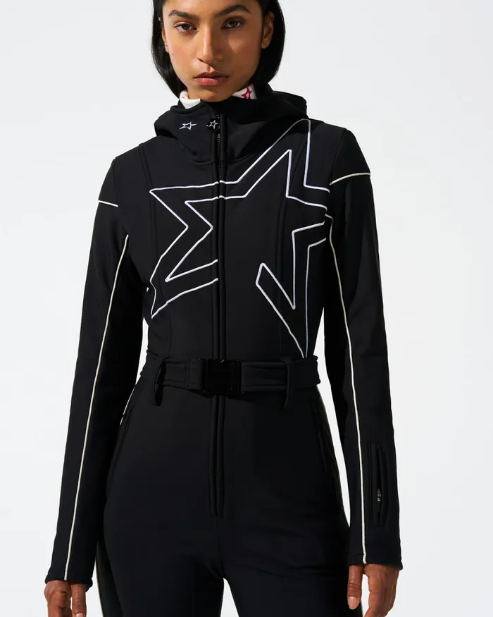 Perfect Moment Star Ski Suit Black Women Ski Suits