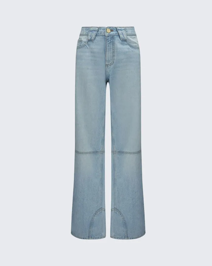 Perfect Moment WideLeg Jean Light Denim Women Pants