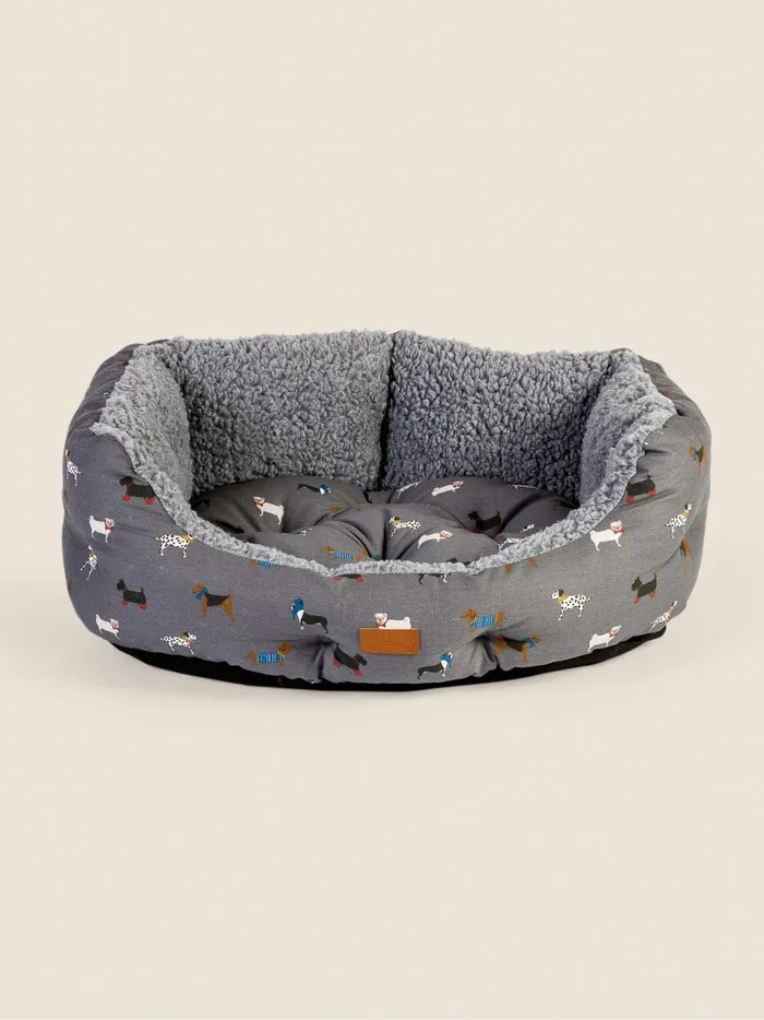Pet Accessories Fat Face Grey 100 Cotton 76cm Marching Dogs Pet Bed