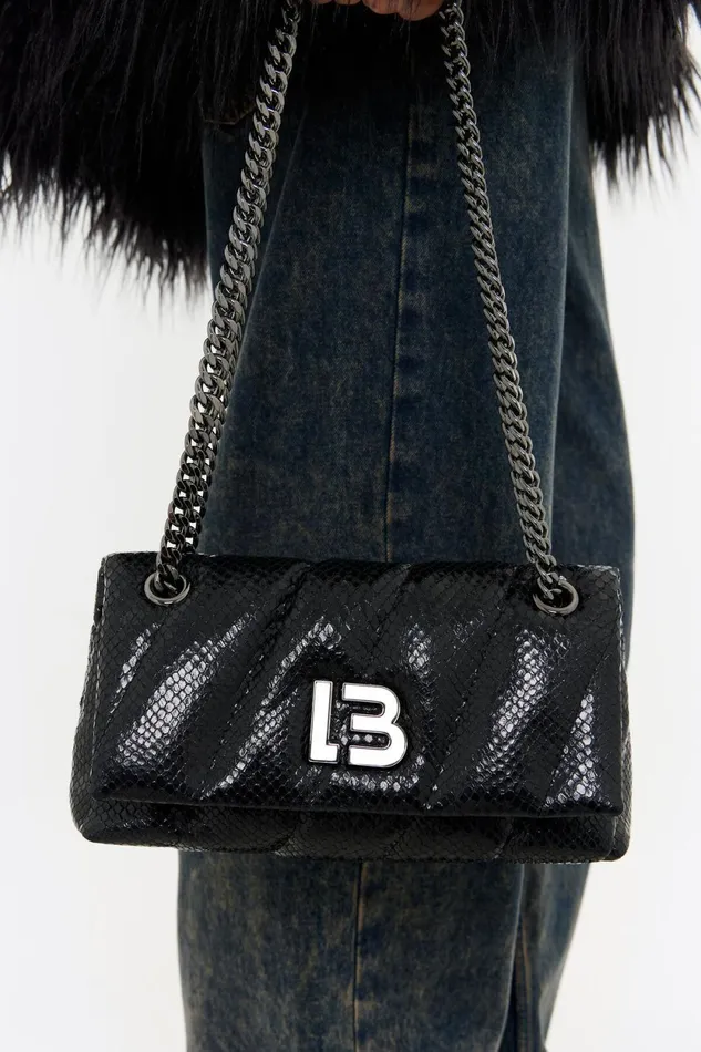 Petit Sac Bandoulire Rabat Cuir Noir Black Women Bimba Y Lola Crossbody Bags Petit Sac Bandoulire Rabat Cuir Noir Black Women Bimba Y Lola Crossbody Bags