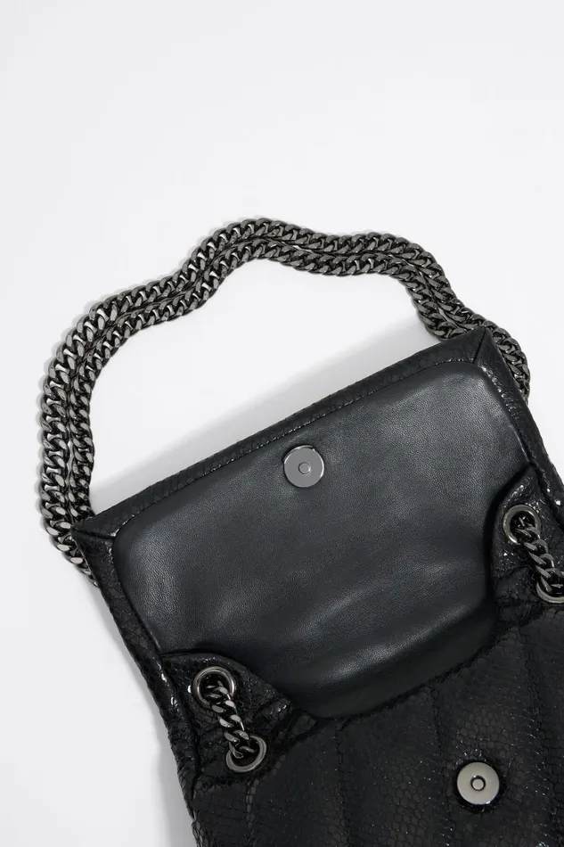Petit Sac Bandoulire Rabat Cuir Noir Black Women Bimba Y Lola Crossbody Bags Petit Sac Bandoulire Rabat Cuir Noir Black Women Bimba Y Lola Crossbody Bags