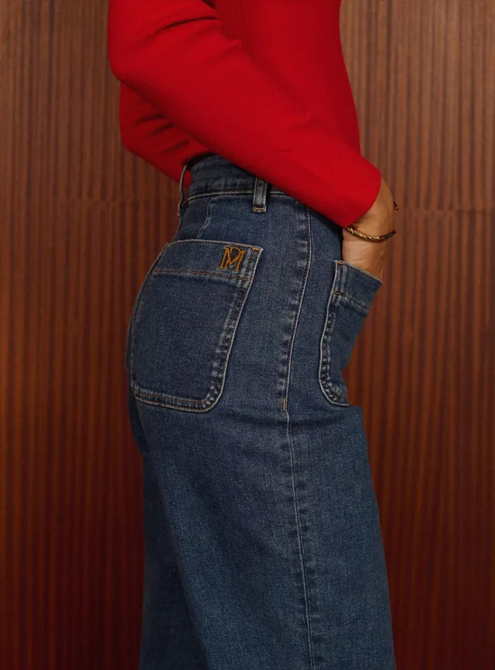 Petite Mendigote Denim Fw24 Petra Pants Blue 8211 Women