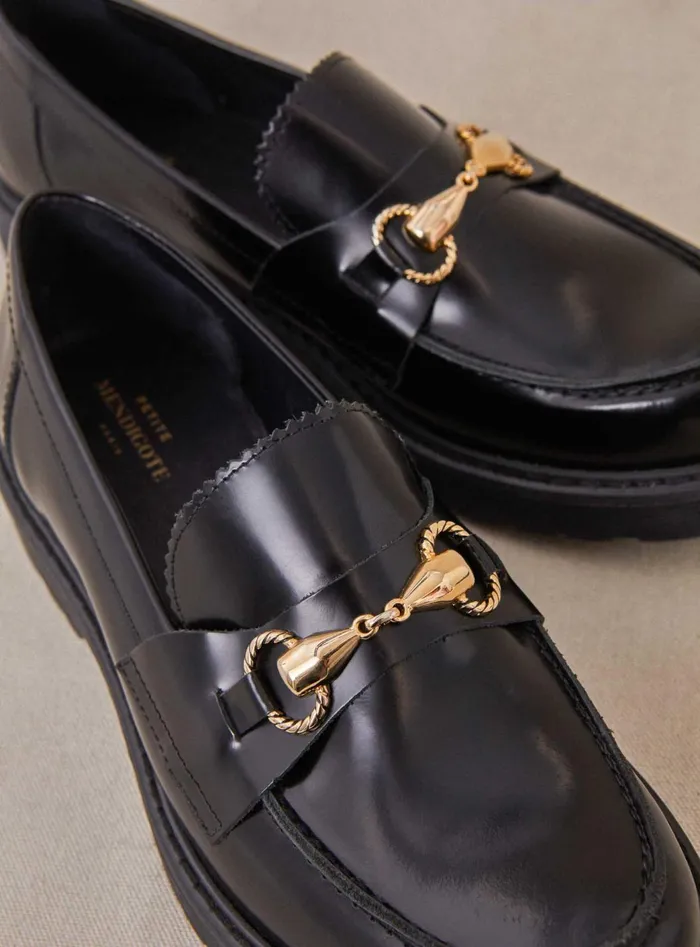 Petite Mendigote Moccasins Fw24 Mocassins Come Polido Black 8211 Women
