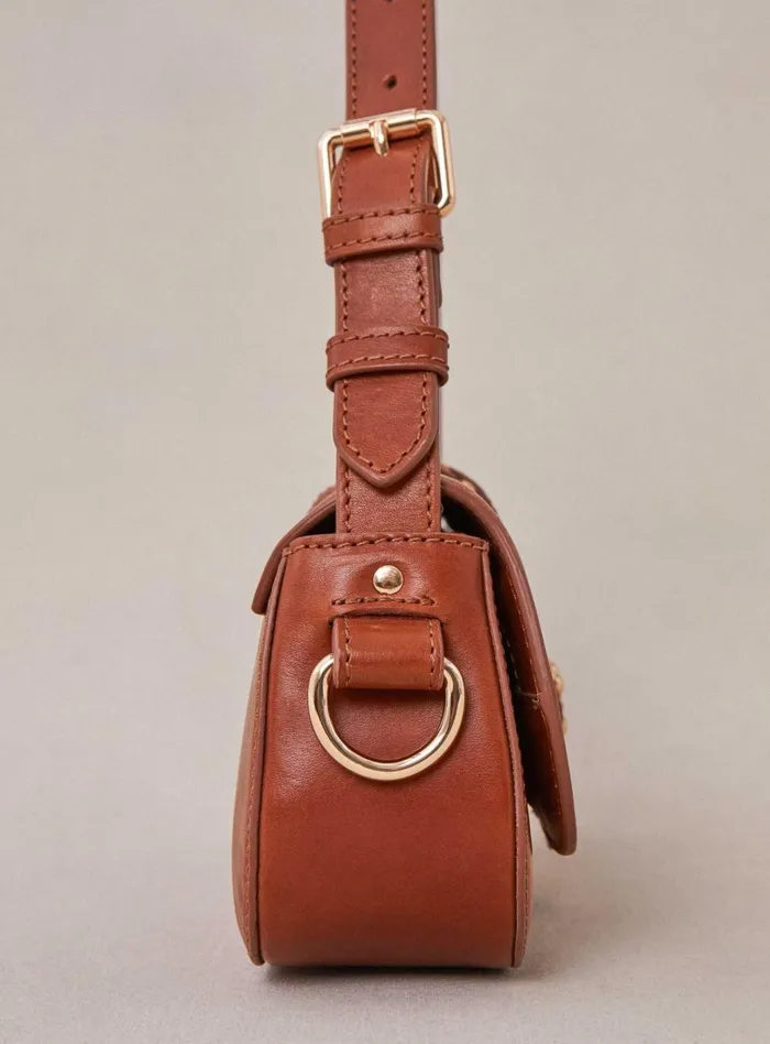 Petite Mendigote Shoulder Bags Fw24 Sac Sol Cuir Camel 8211 Women