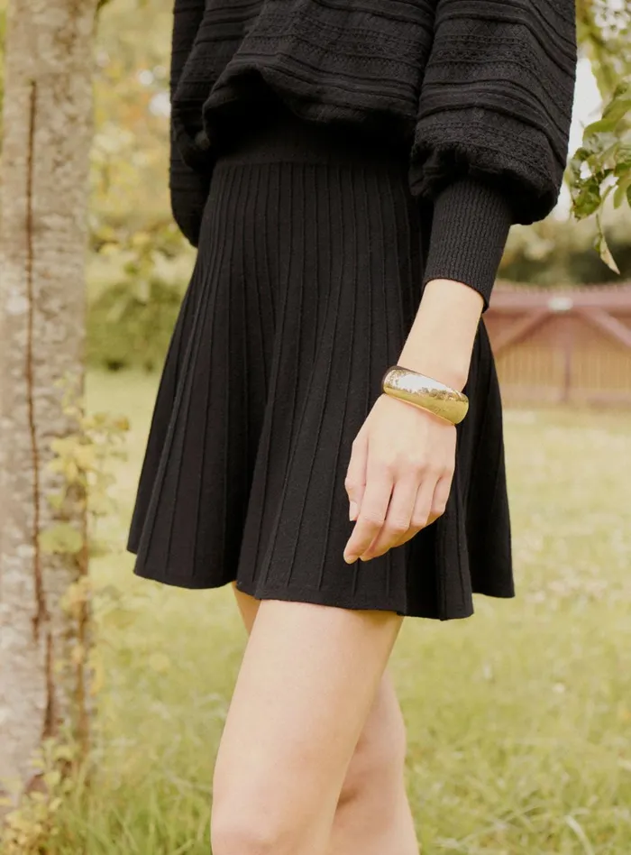 Petite Mendigote Skirts and Shorts Fw24 Jupe Courte Plissee Java Black 8211 Women Petite Mendigote Skirts and Shorts Fw24 Jupe Courte Plissee Java Black 8211 Women