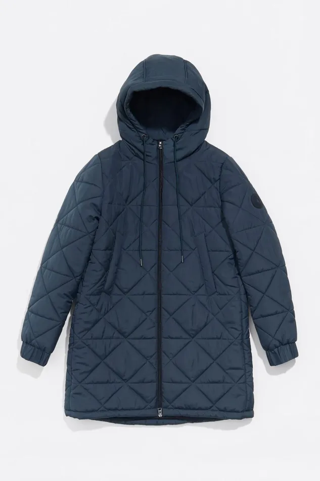 Petrol Blue Straight Cut Padded Coat Petrol Blue Women Bimba Y Lola Puffer Jackets Petrol Blue Straight Cut Padded Coat Petrol Blue Women Bimba Y Lola Puffer Jackets